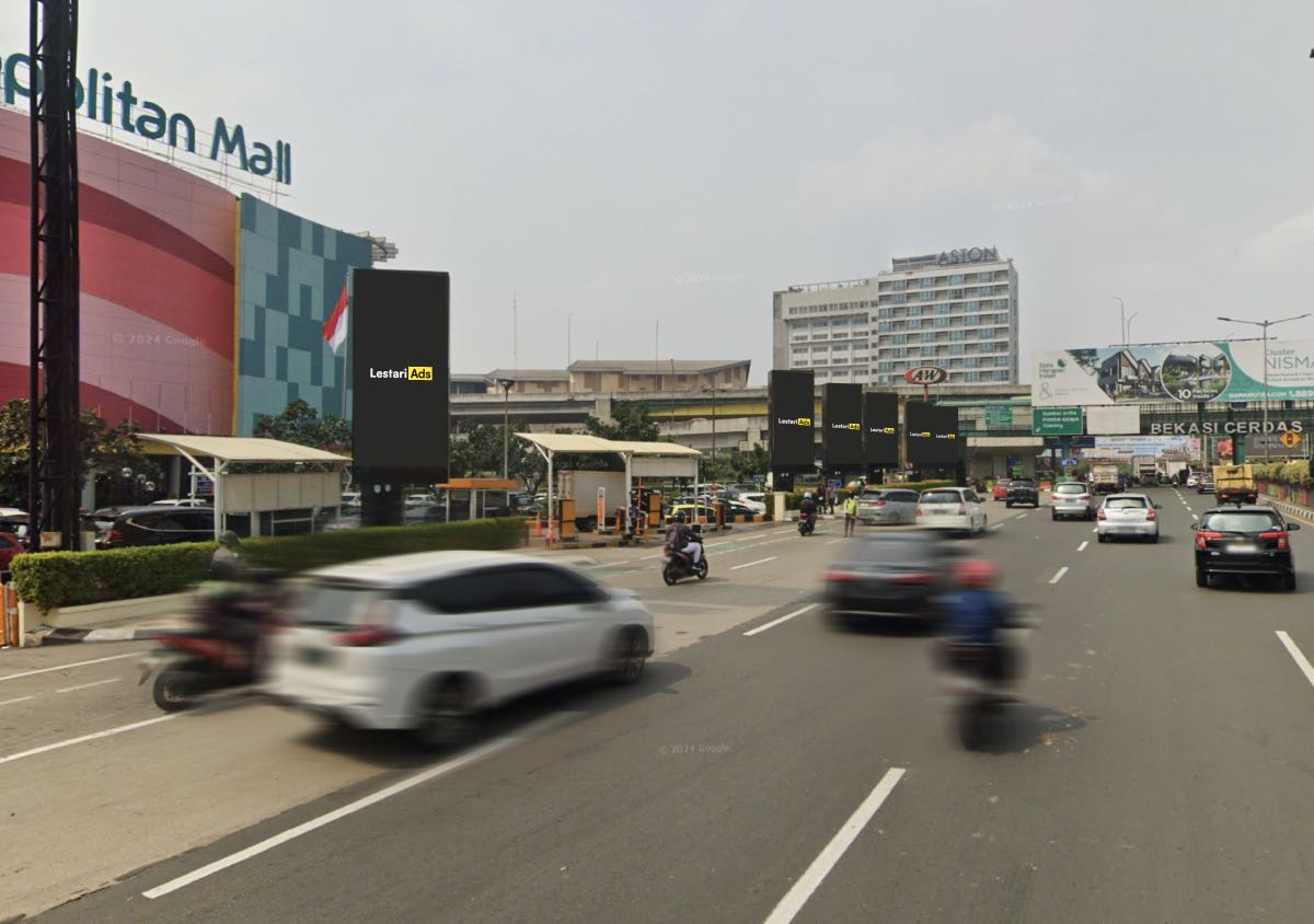 Digital Billboard Advertising on Ahmad Yani Street, Bekasi, West Java