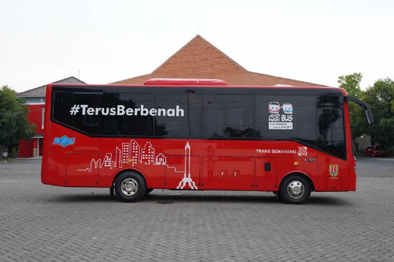 Advertising Space on Trans Semarang Bus, Central Java