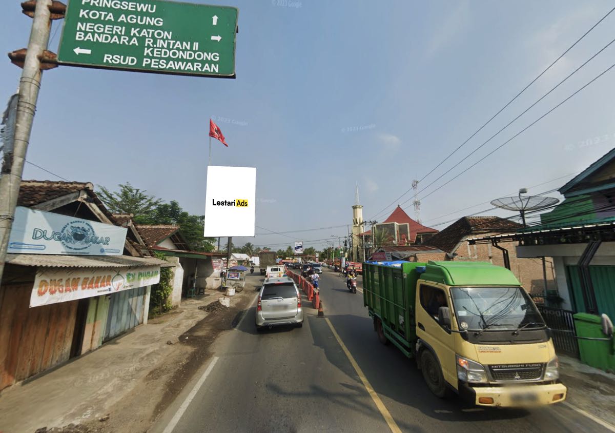 Sewa Billboard Jalan Ahmad Yani, Pesawaran, Lampung