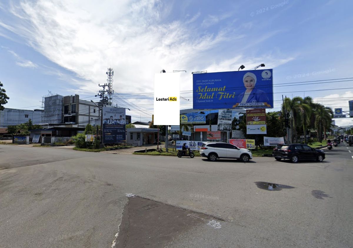 Vertical Billboard Ad Space Ahmad Yani II Street, Sungai Raya, Kubu Raya, West Kalimantan