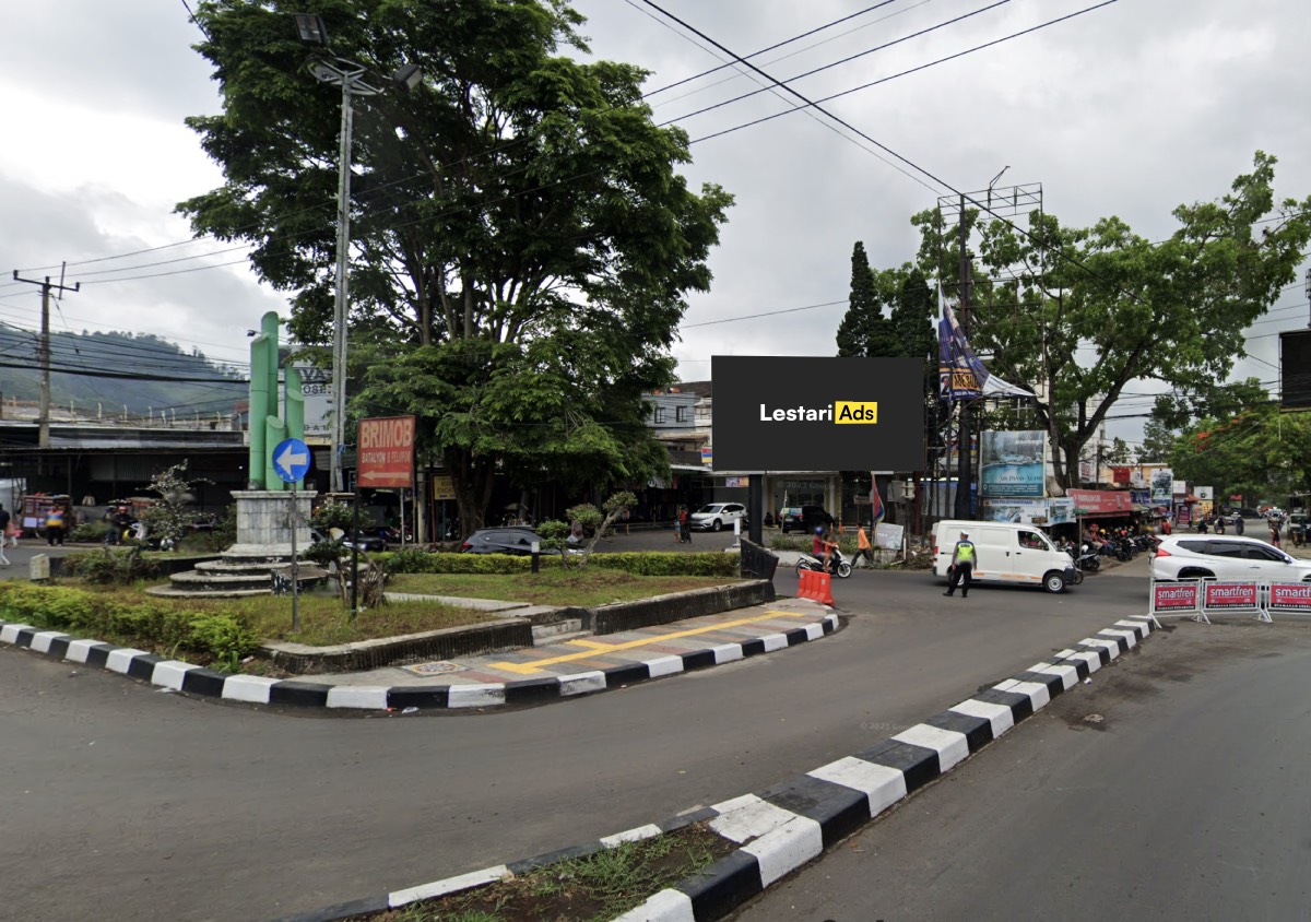 Digital Billboard Ad Space Lembang Main Road, Lembang Monument, West Bandung, West Java