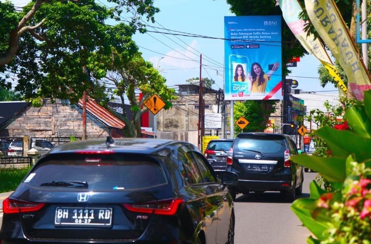 Billboard Ad Space Jendral Sudirman Street, in front of JPM Trona, Jambi City, Jambi