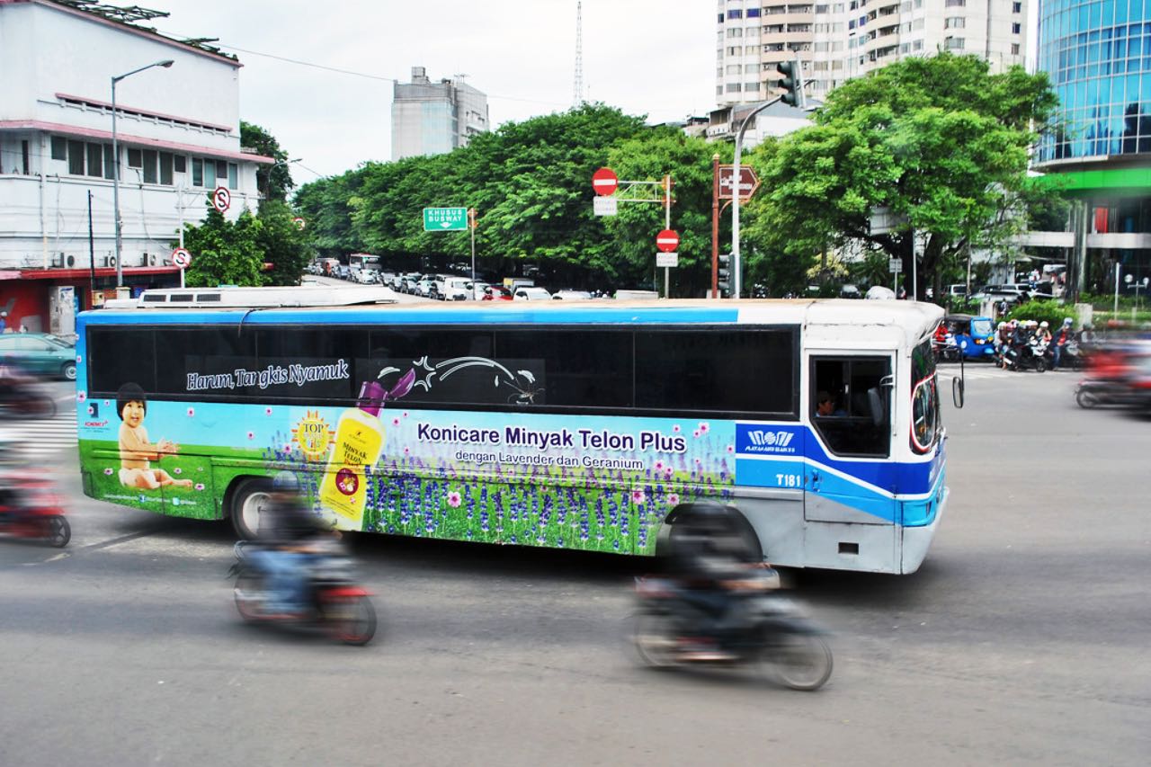 Sewa Iklan Bus Mayasari Bakti Angkutan Kota dan Jabodetabek