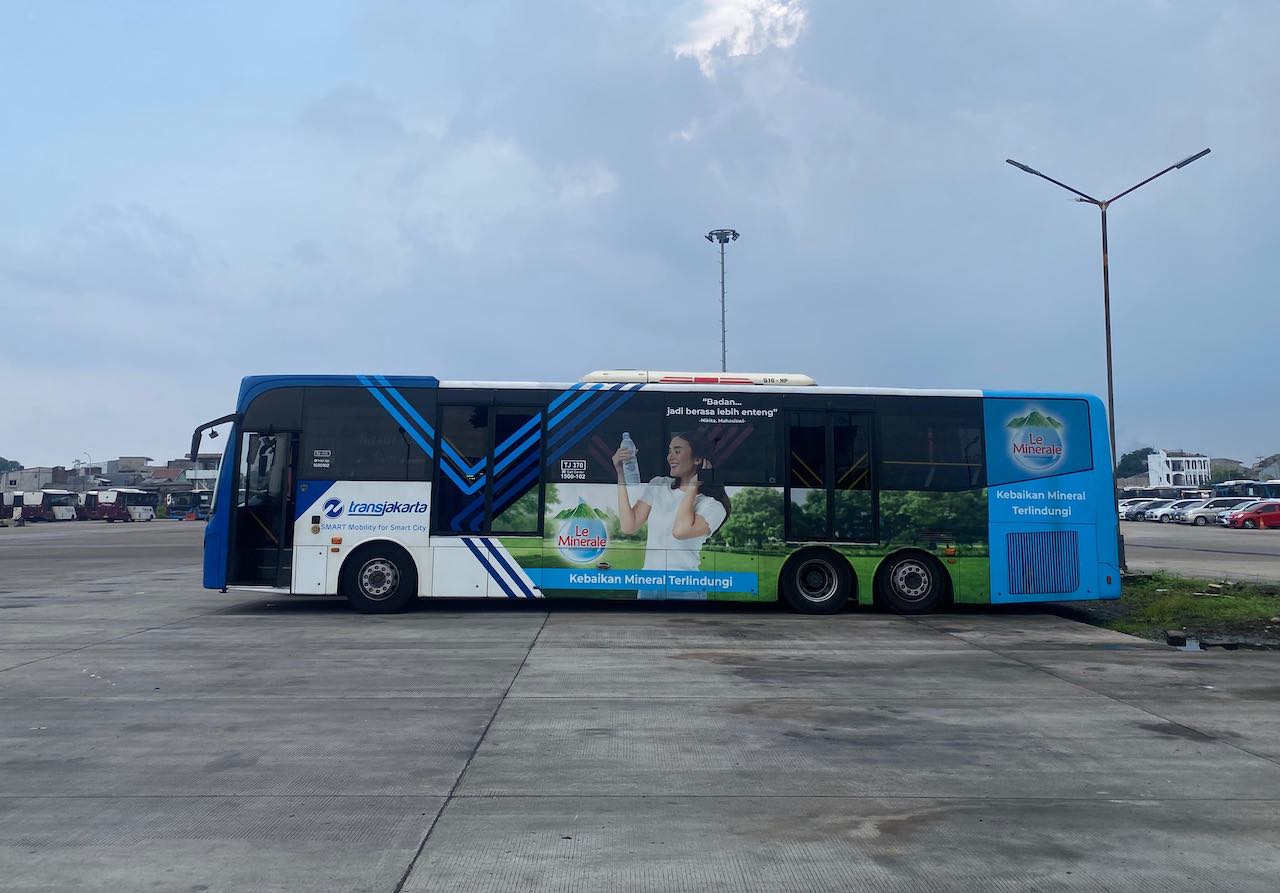 Advertising Space on Transjakarta Buses (Maxi Type) in Jakarta