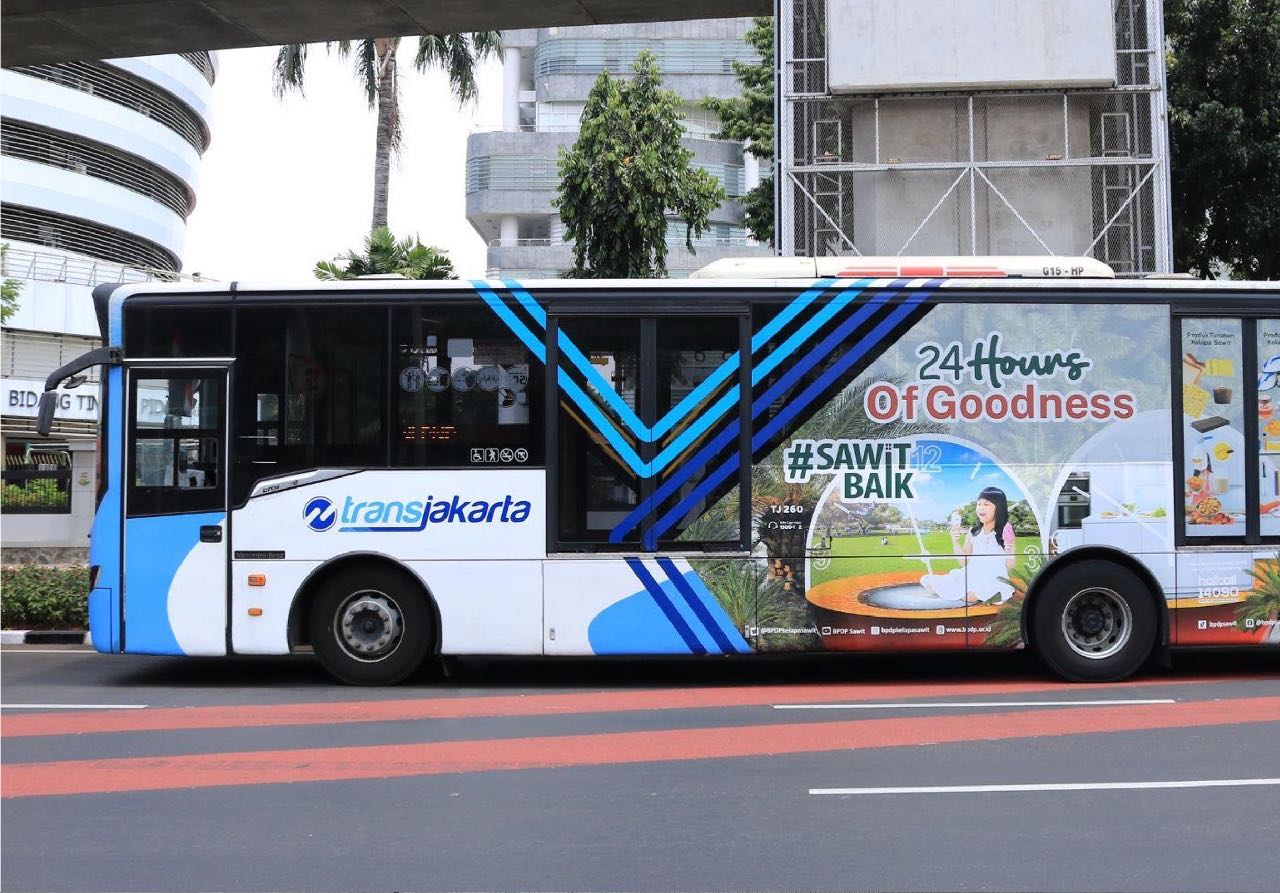 Sewa Iklan Branding Bus Transjakarta (Tipe Single)