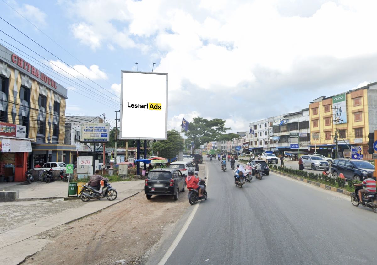 Sewa Billboard Jl Sudirman Simpang Garoga, Bengkalis, Riau