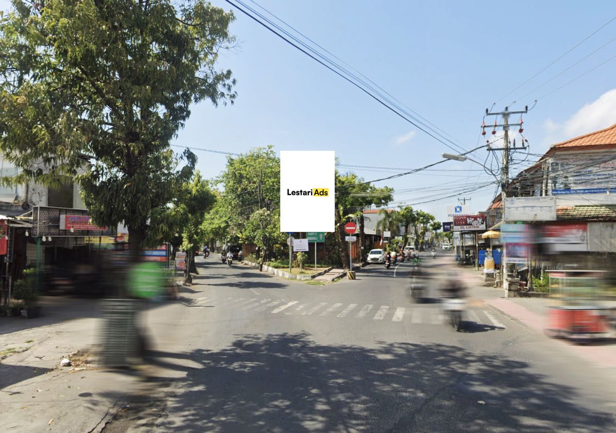 Billboard Advertising on Bedugul Street, Denpasar City, Bali