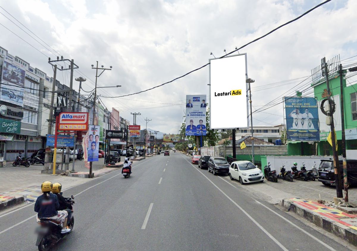 Sewa Billboard Jl Jendral Sudirman, Bandar Lampung, Lampung