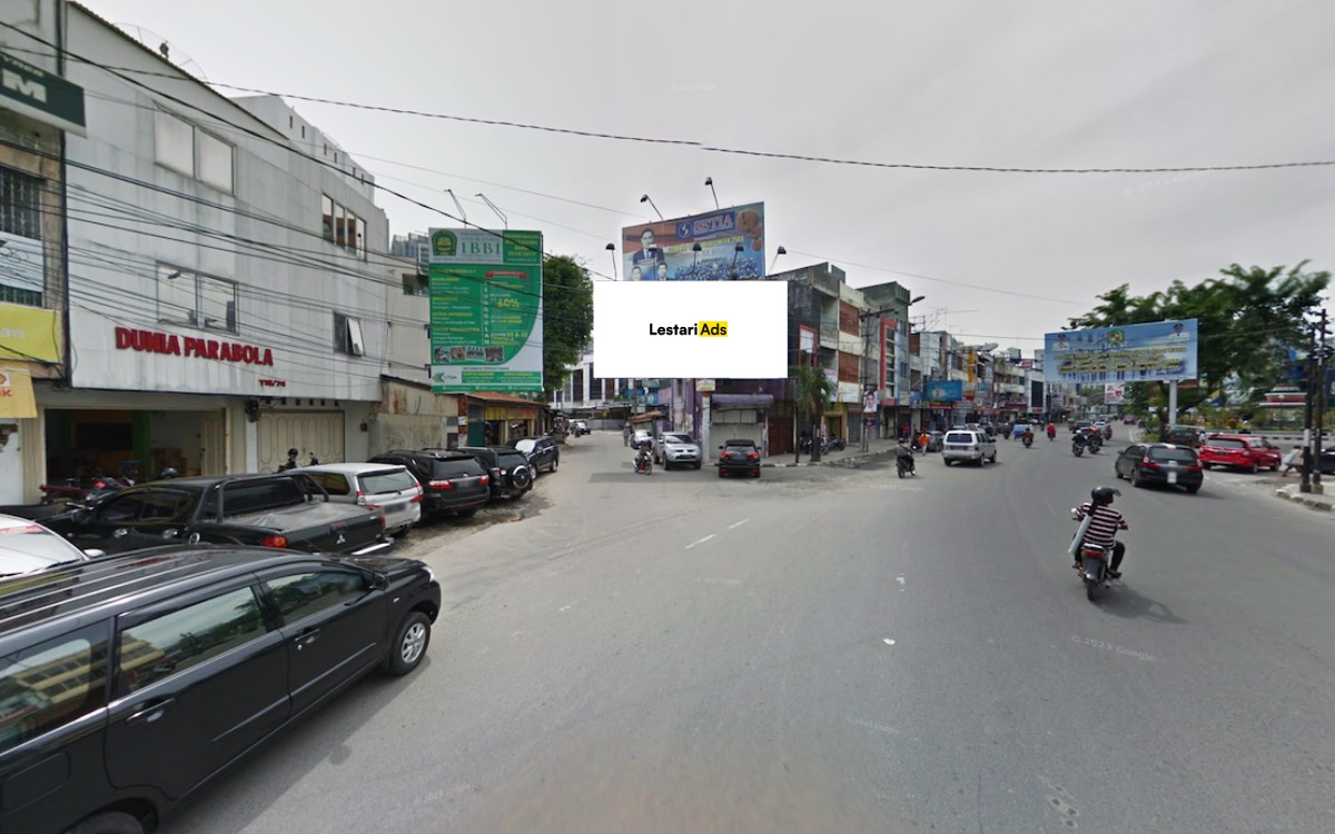 Horizontal Billboard Ad Space Gatot Subroto Street, Medan Helvetia, Medan City, North Sumatra