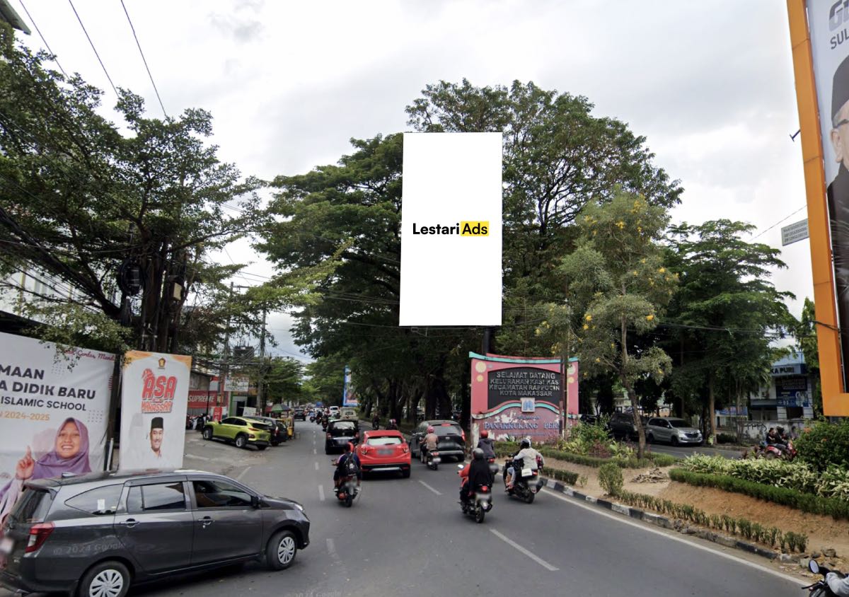 Billboard Advertising on Hertasning Raya Street, Makassar