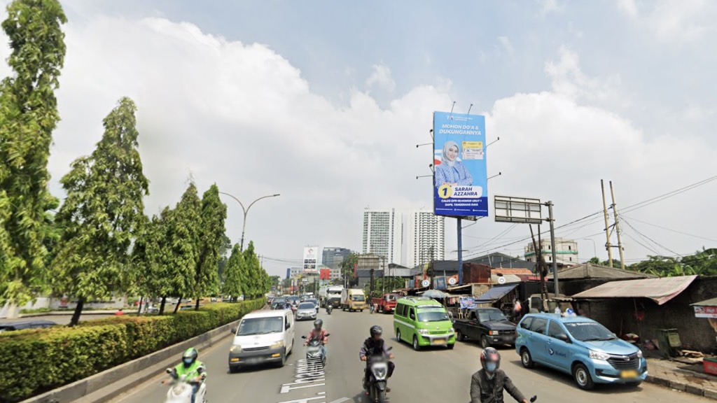 Sewa Billboard Jalan MH Thamrin, Tangerang, Banten