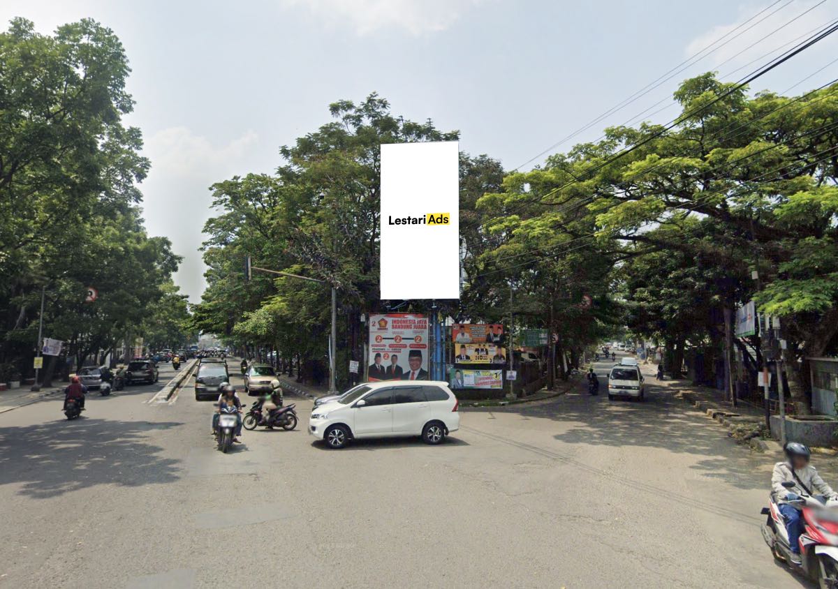 Billboard Advertising on Gudang Utara Street, Bandung, West Java