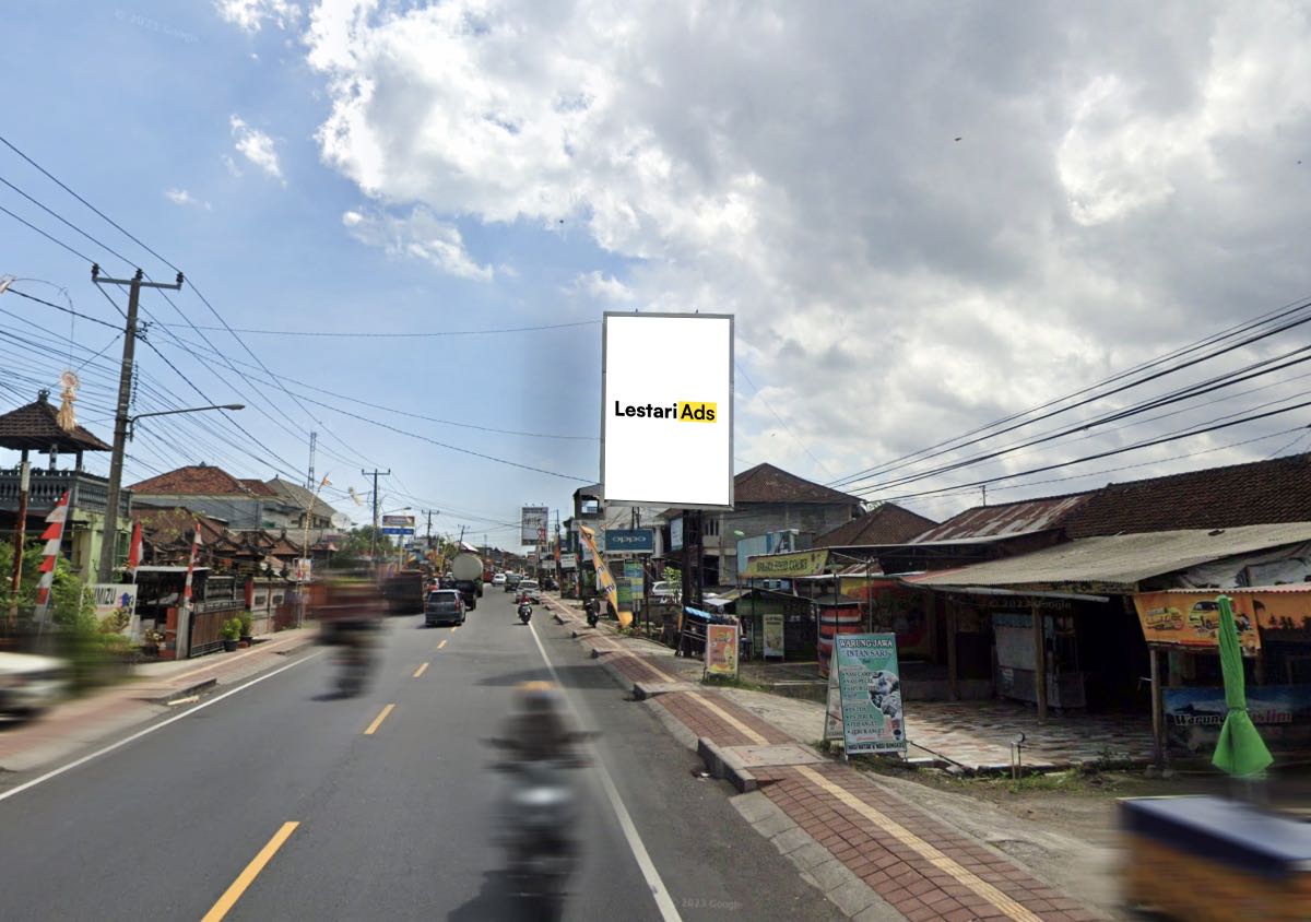 Billboard Advertising on Bajera Goods Market, Tabanan, Bali