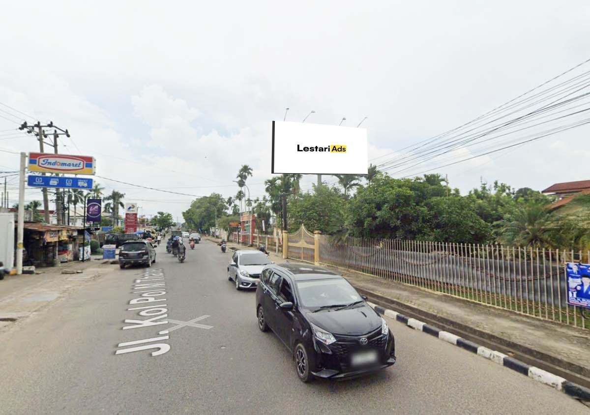 Billboard Ad Space Colonel Pol M Taher Street, in front of PP Talang Banjar, Jambi City, Jambi