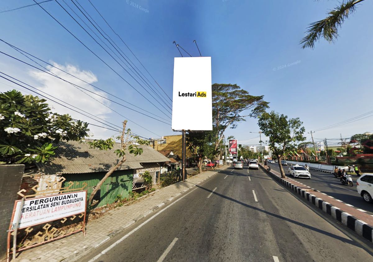 Billboard Ad Space ZA Pagar Alam Street, Rajabasa, Bandar Lampung, Lampung