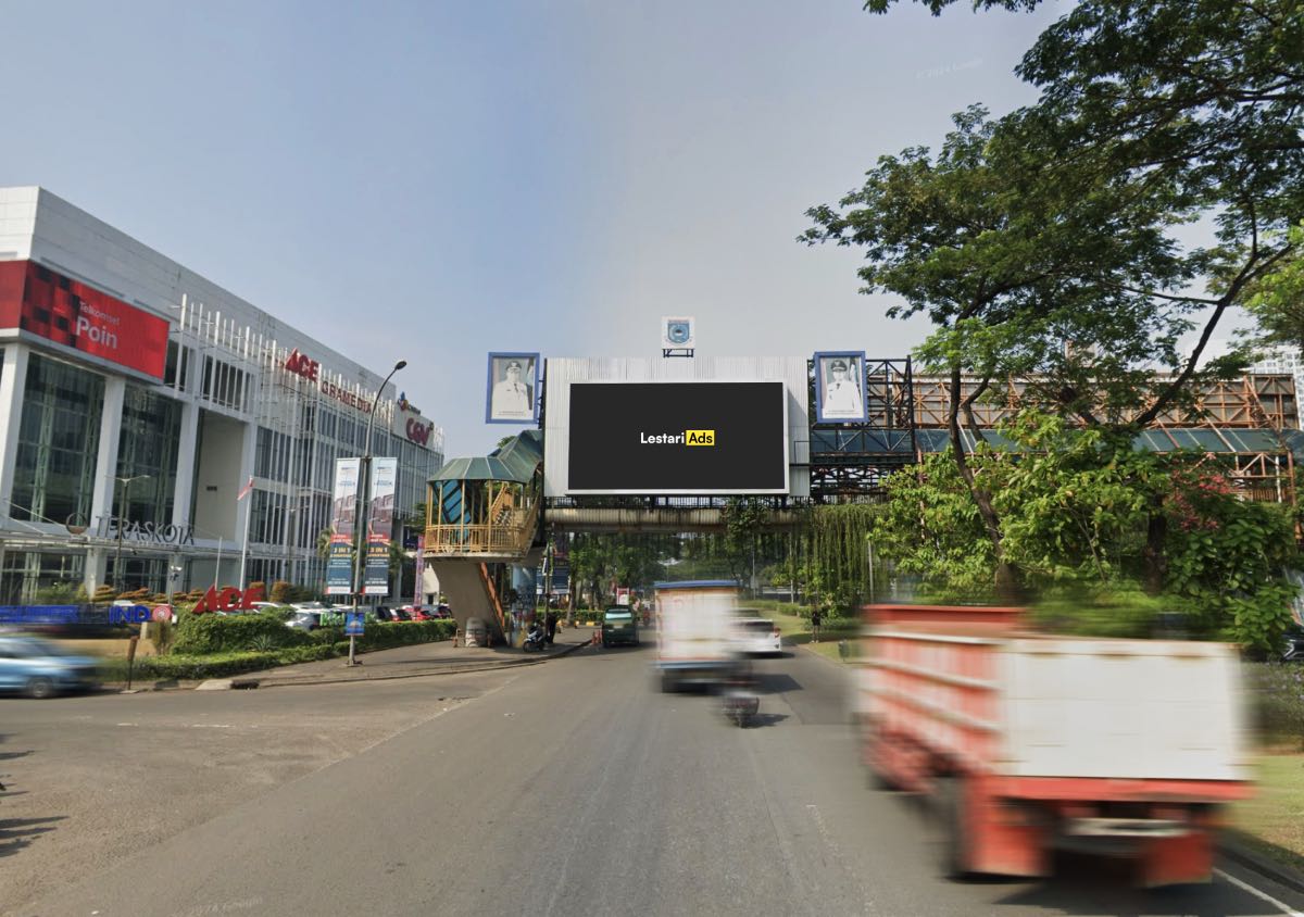 Sewa Videotron Jl. Pahlawan Seribu (JPO Teras Kota), Tangerang Selatan, Banten