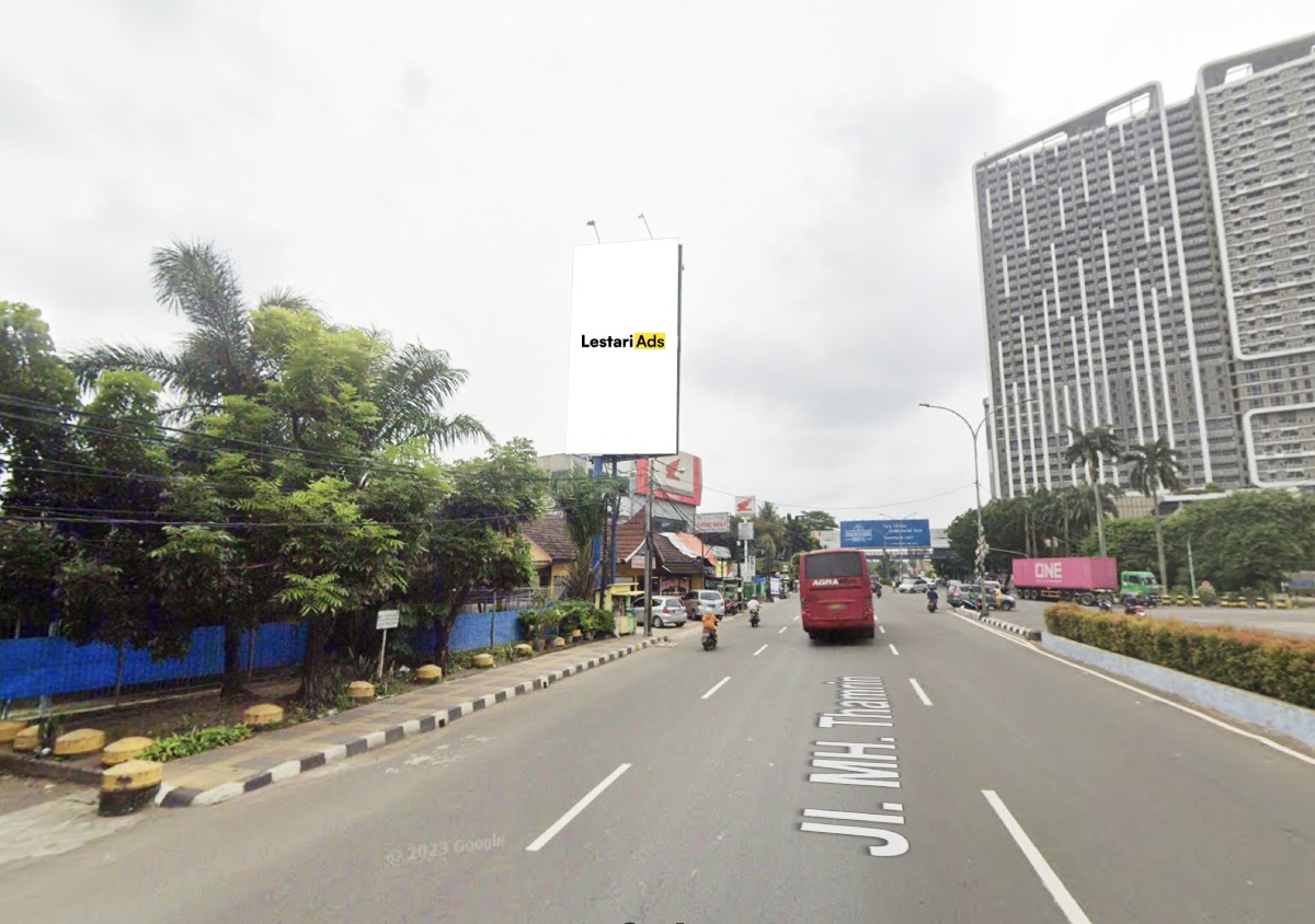 Billboard Ad Space MH Thamrin Street, in front of Honda Dealer, South Tangerang, Banten