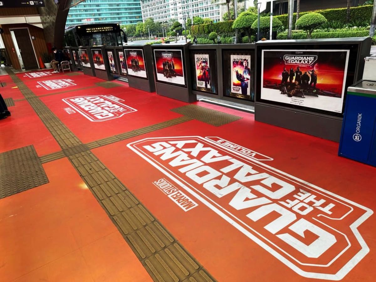 Transjakarta Bus Stop Advertising Space in Jakarta