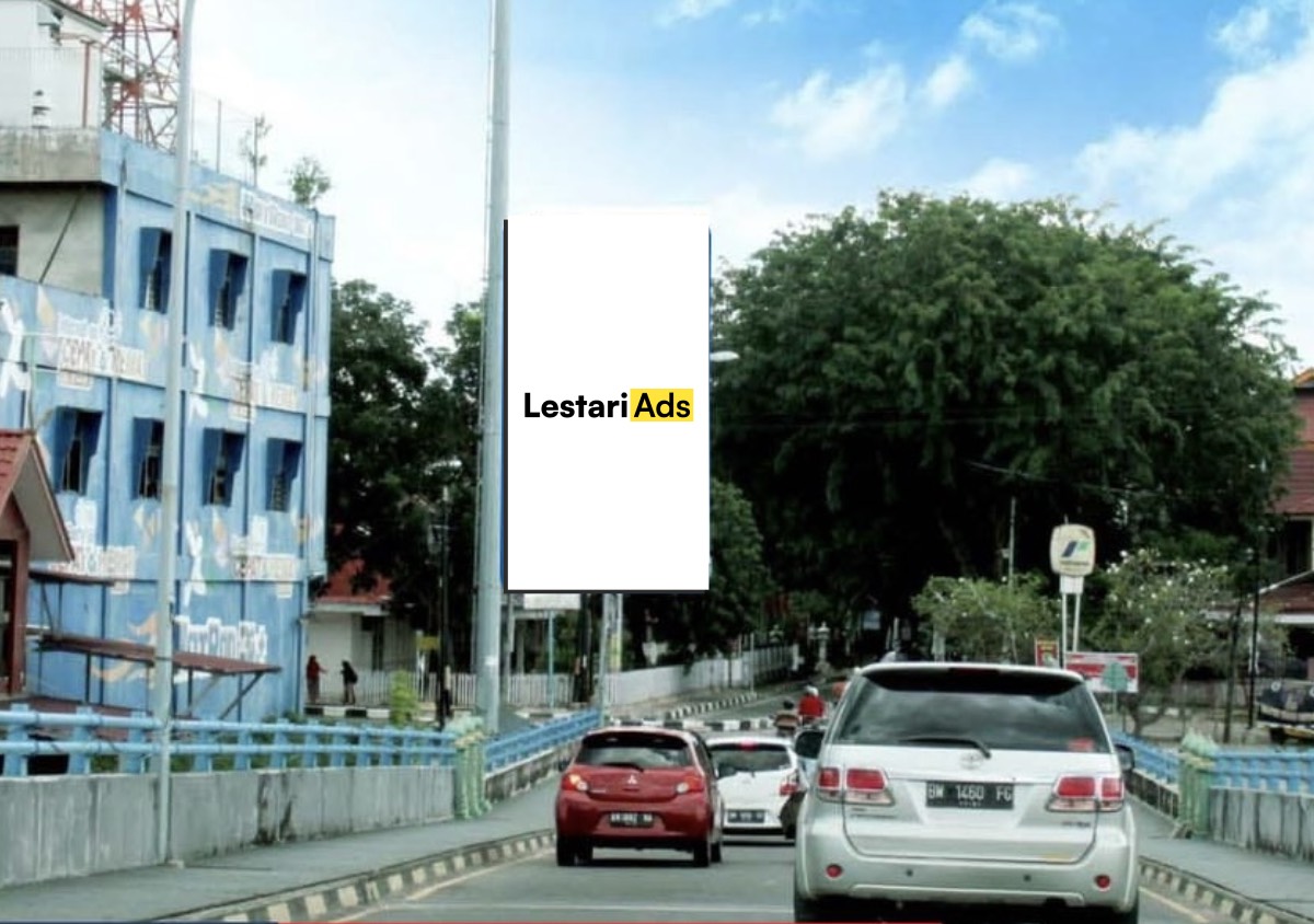 Billboard Ad Space Panglima Undan Street, Leighton Bridge, Senapelan District, Pekanbaru, Riau