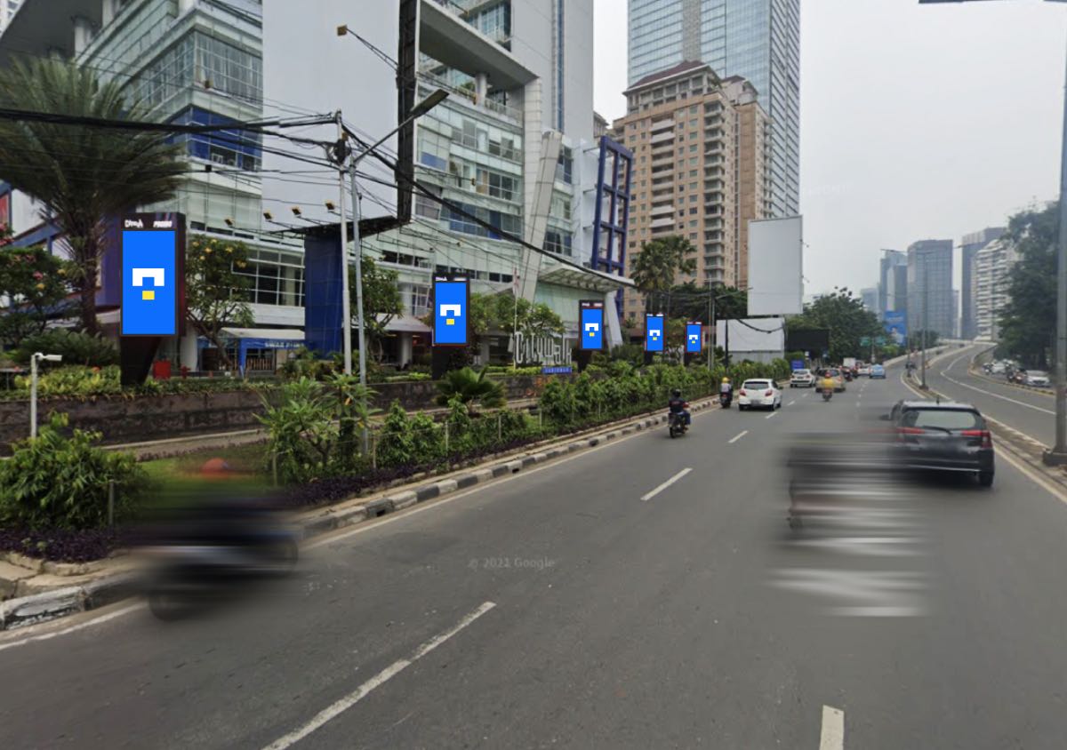 Digital Billboard Advertising on Sudirman Citywalk, Jakarta