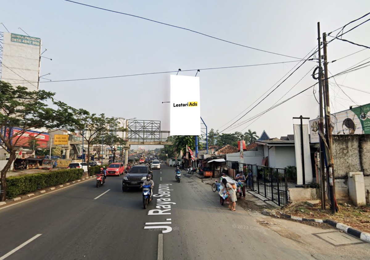 Billboard Ad Space MH Thamrin Street, in front of Gas Station, South Tangerang, Banten