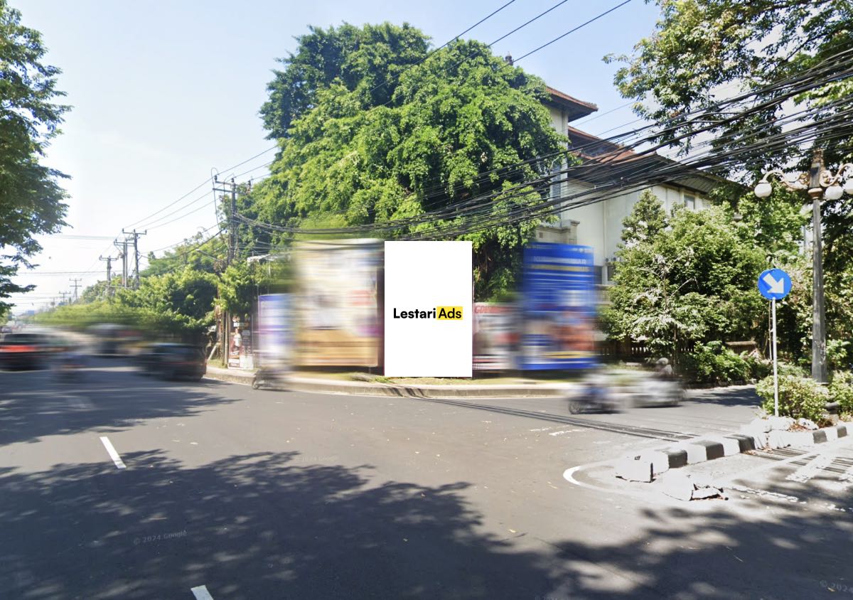 Billboard Advertising on Patimura Street, Denpasar, Bali