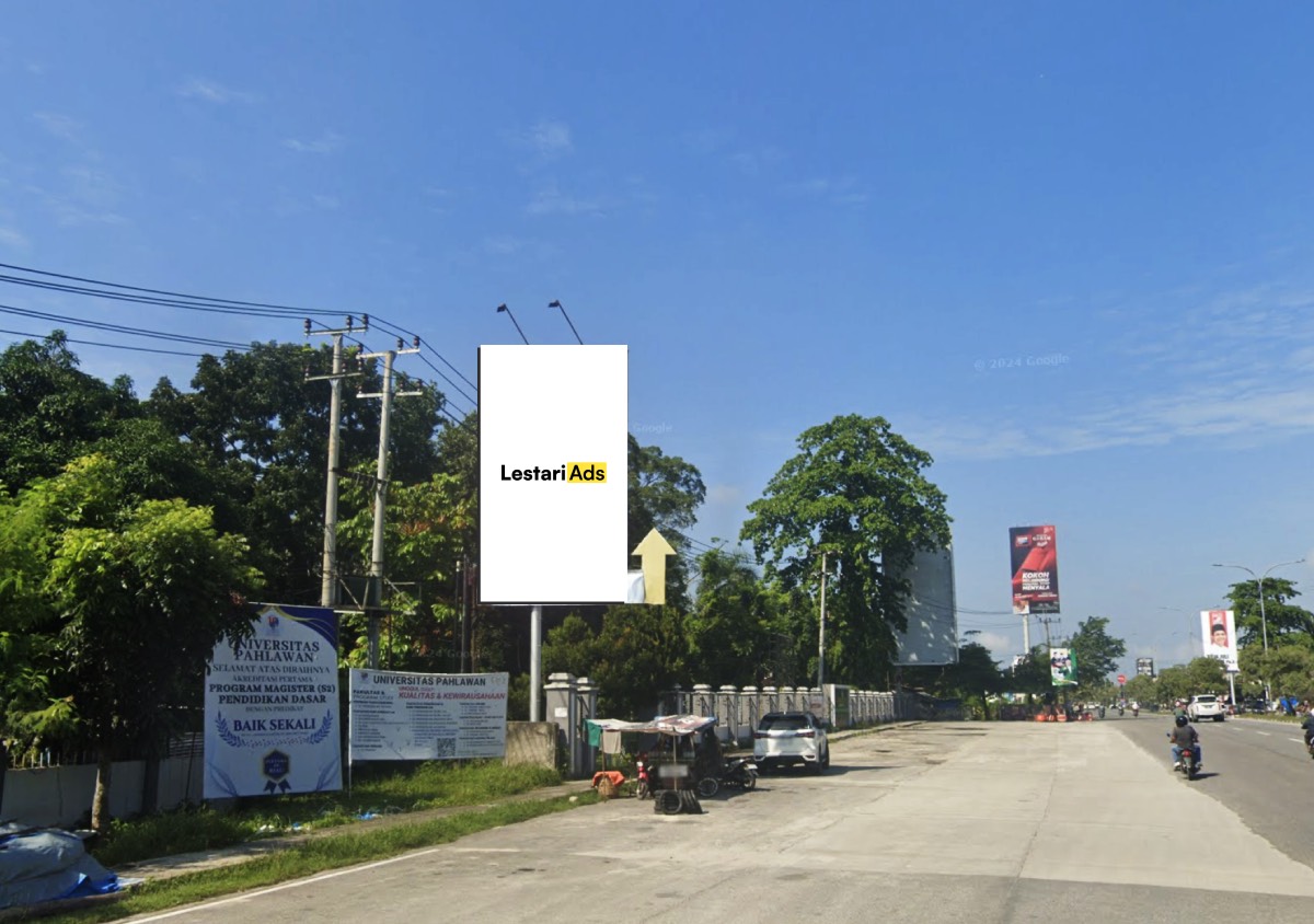 Sewa Billboard Jalan HR Soebrantas, Pekanbaru, Riau