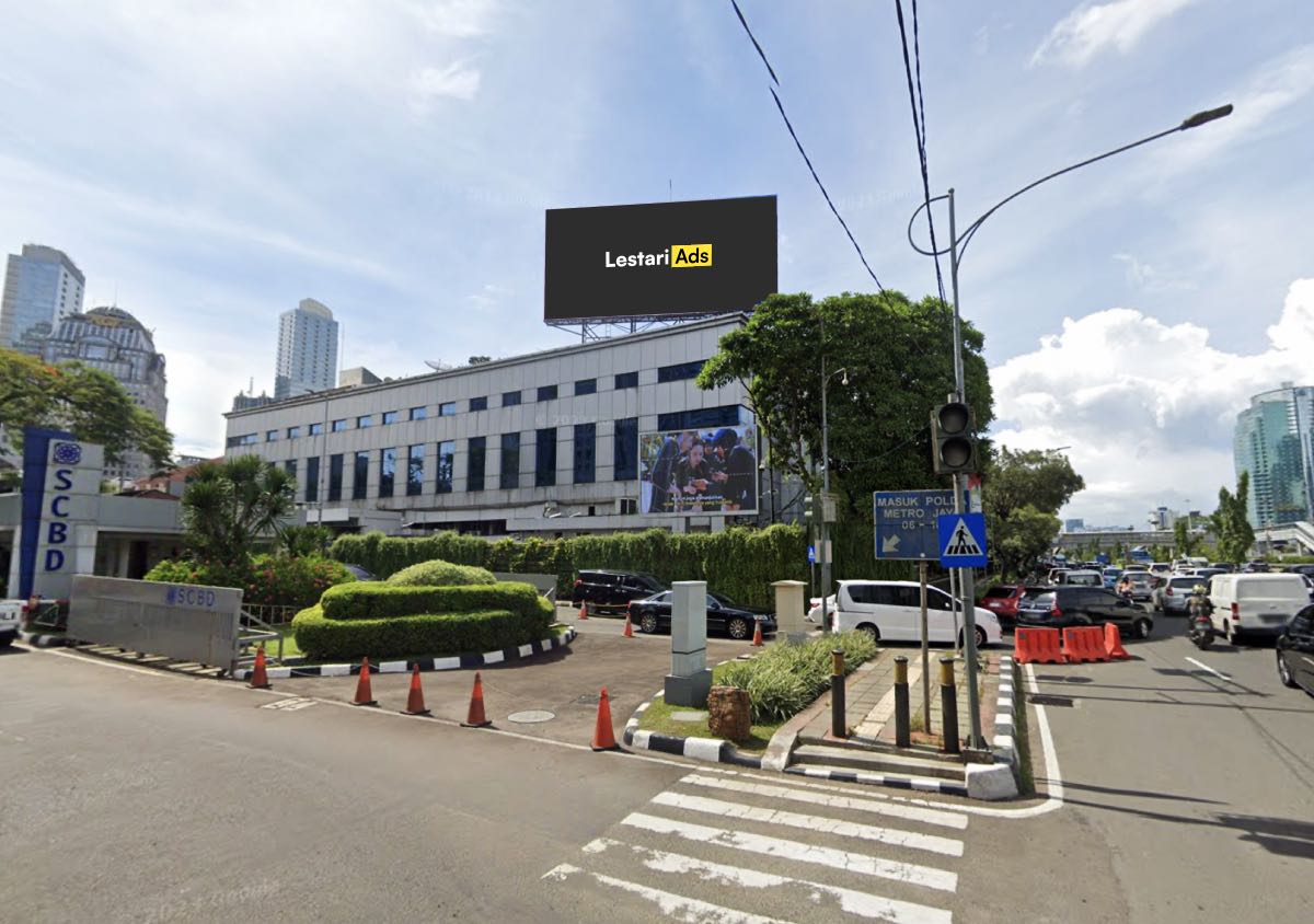 Digital Billboard Ad Space Jendral Sudirman Street, Polda Metro Jaya, South Jakarta, DKI Jakarta