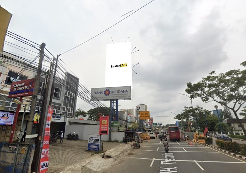 Billboard Ad Space MH Thamrin Street, in front of FM3 Transit Hotel, South Tangerang, Banten