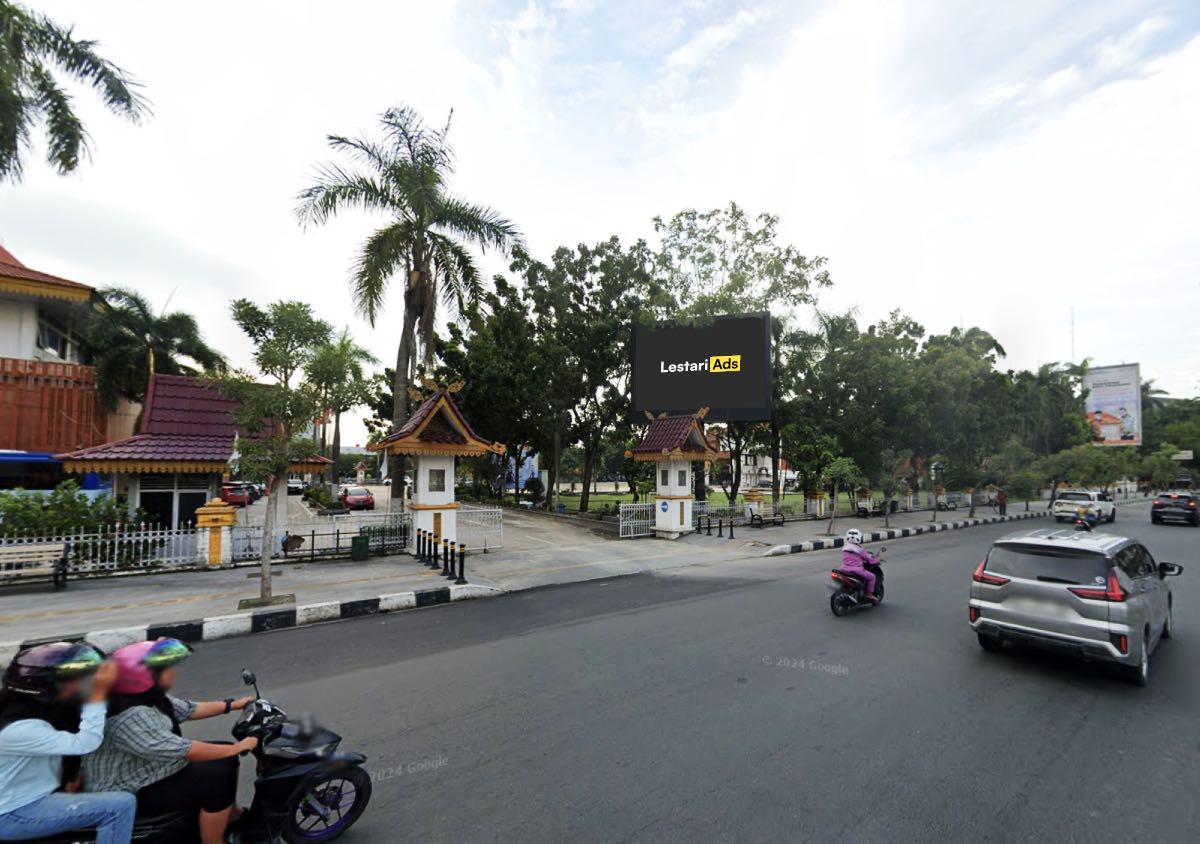 Digital Billboard Ad Space Jendral Sudirman Street, in front of Mayor Office, Pekanbaru, Riau