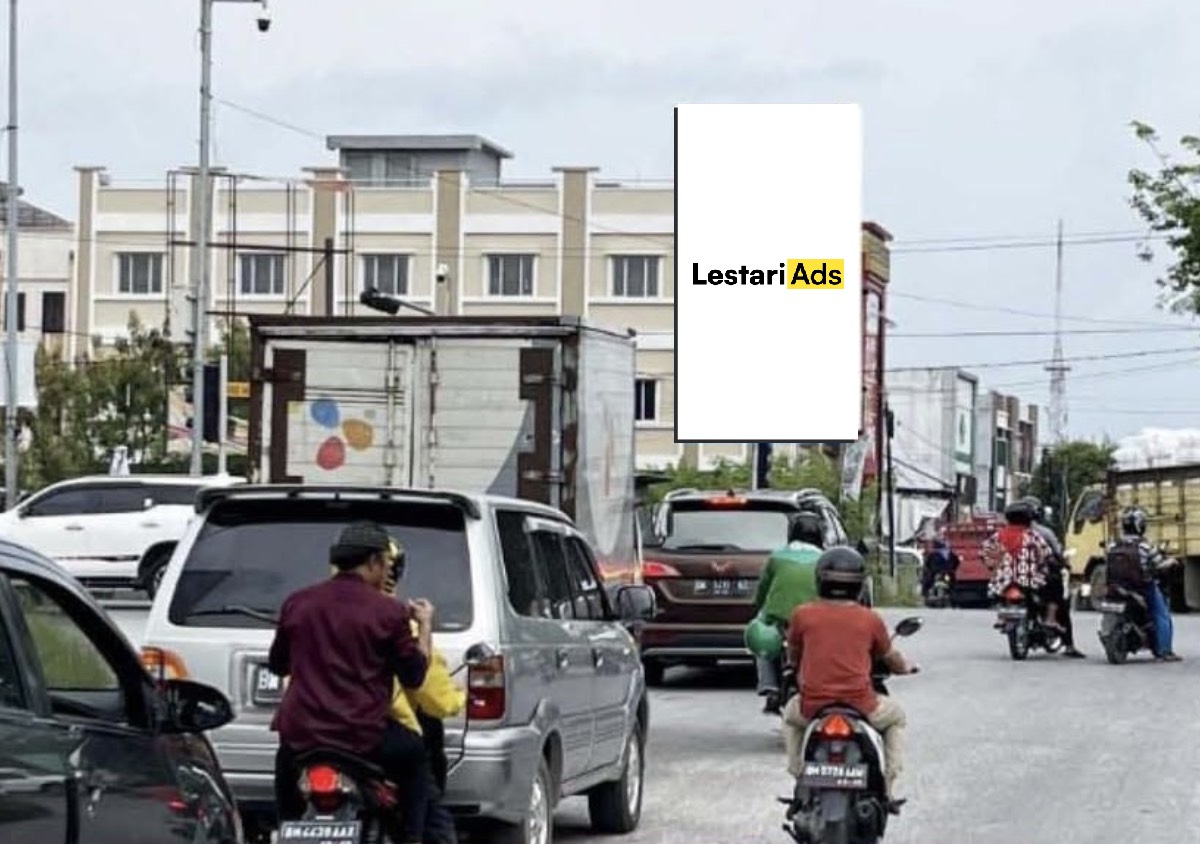 Billboard Ad Space Durian Street, Red Light Junction, Payung Sekaki District, Pekanbaru, Riau